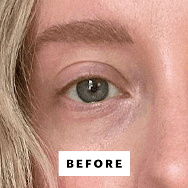 McGrath before applying Kulfi's Badi Lash Mascara