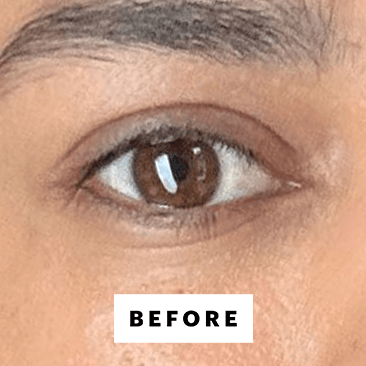 Shipin before applying Hourglass Unlocked Instant Extensions Mascara