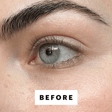 Dall'Asen before applying the Charlotte Tilbury Exaggereyes Volume Mascara